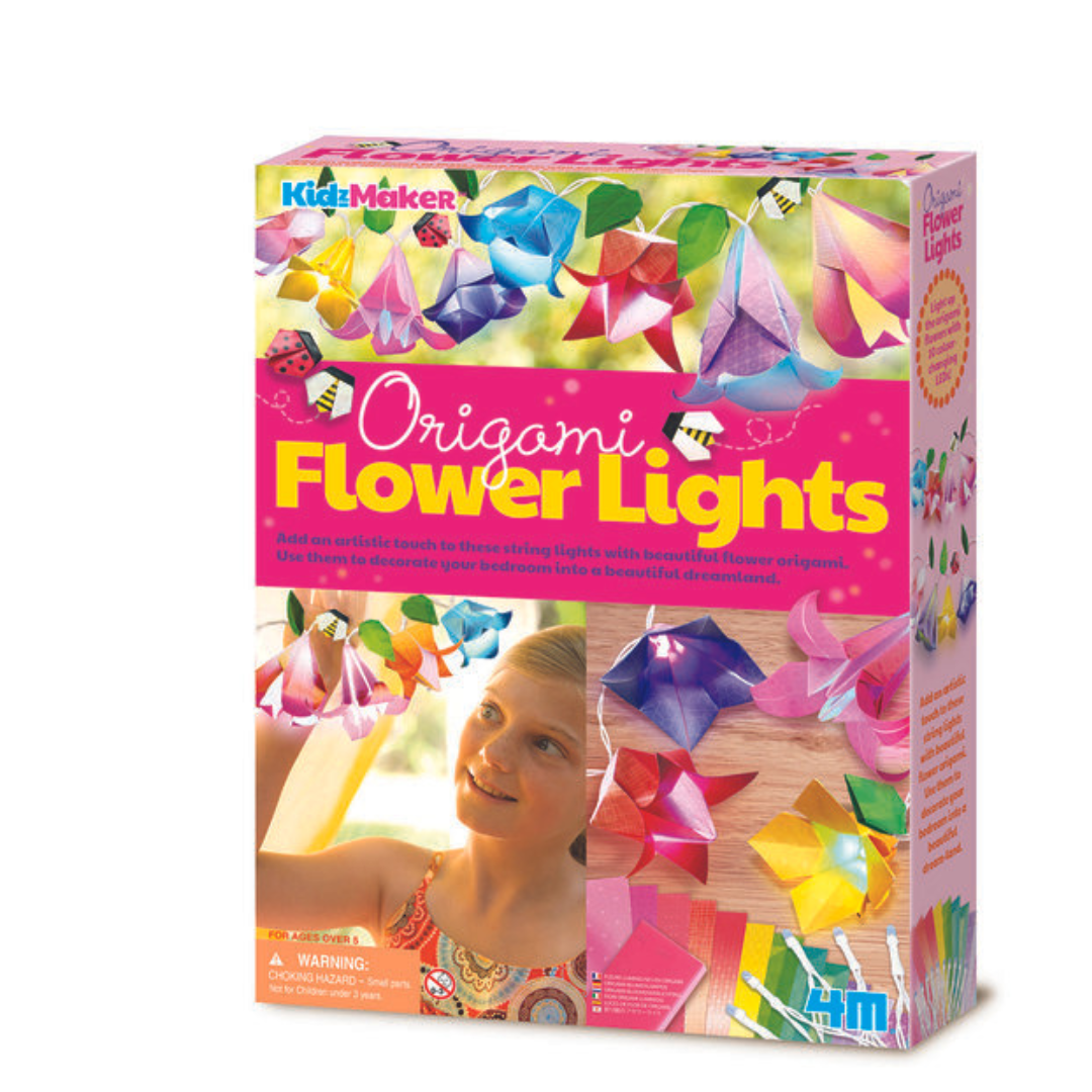 Κατασκευή Origami Φωτάκια Λουλούδια - why.gr