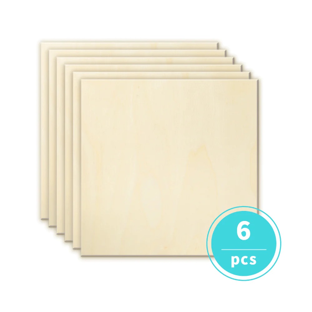 Basswood Plywood 305x305x3mm 6pcs | why.gr