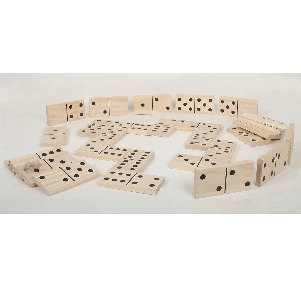 Wooden Dominoes pk28 by Knowledge Research | why.gr