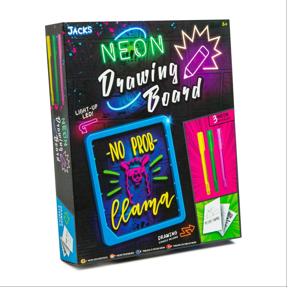 Neon Drawing Board - why.gr