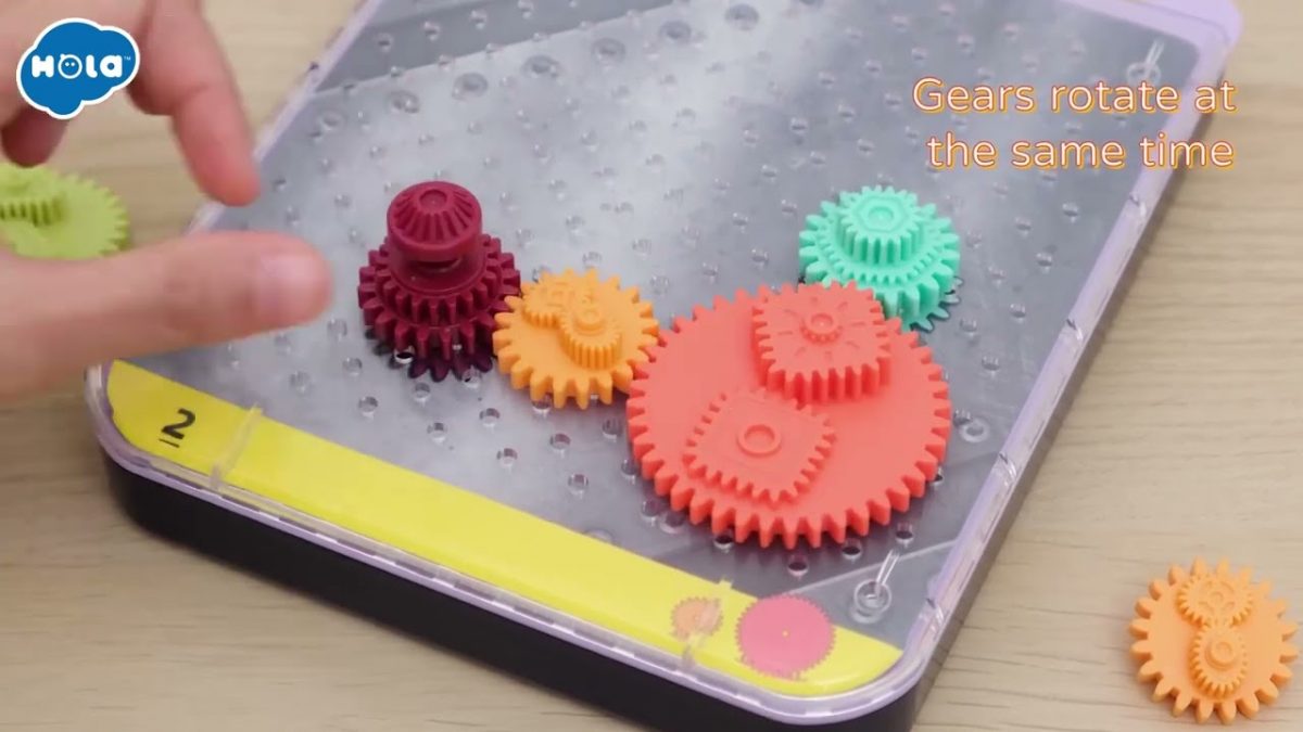 Διαδραστικό παιχνίδι λογικής με γρανάζια - STEM - toys