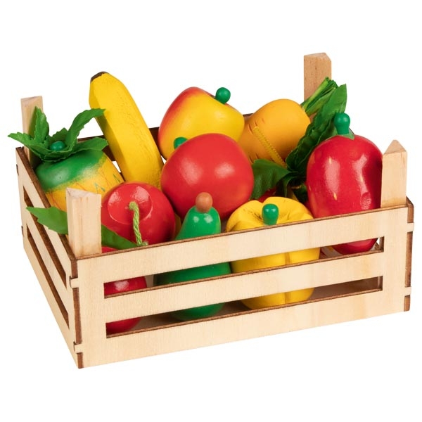 Fruit and vegetables in crate - why.gr