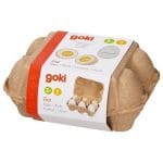 Eggs with Velcro in egg cardboard, 6 pieces - Image 2