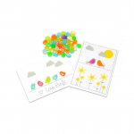 Luminous pebbles "Glow in the Dark", 50 pieces - why.gr