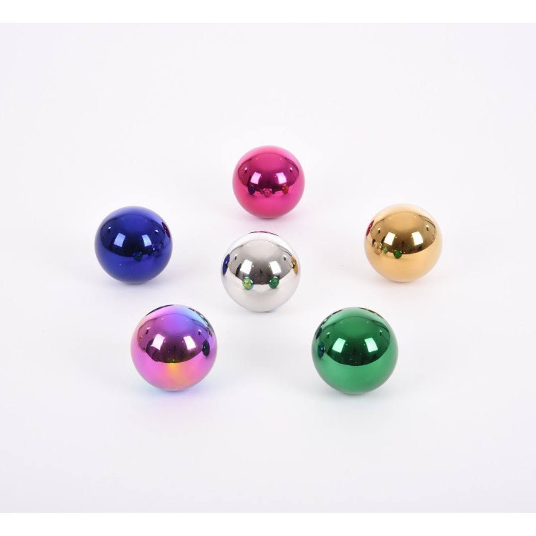 Sensory Reflective Colour Mystery Balls - Pk6 - why.gr