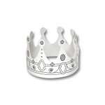 Children’s crown craft kit containing 6 crowns - why.gr