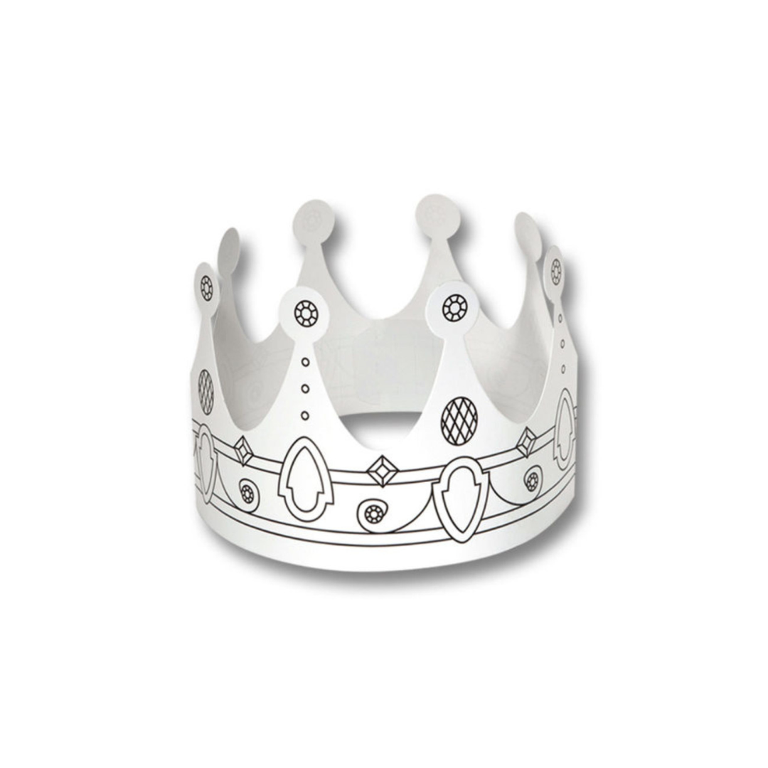 Children’s crown craft kit containing 6 crowns - why.gr
