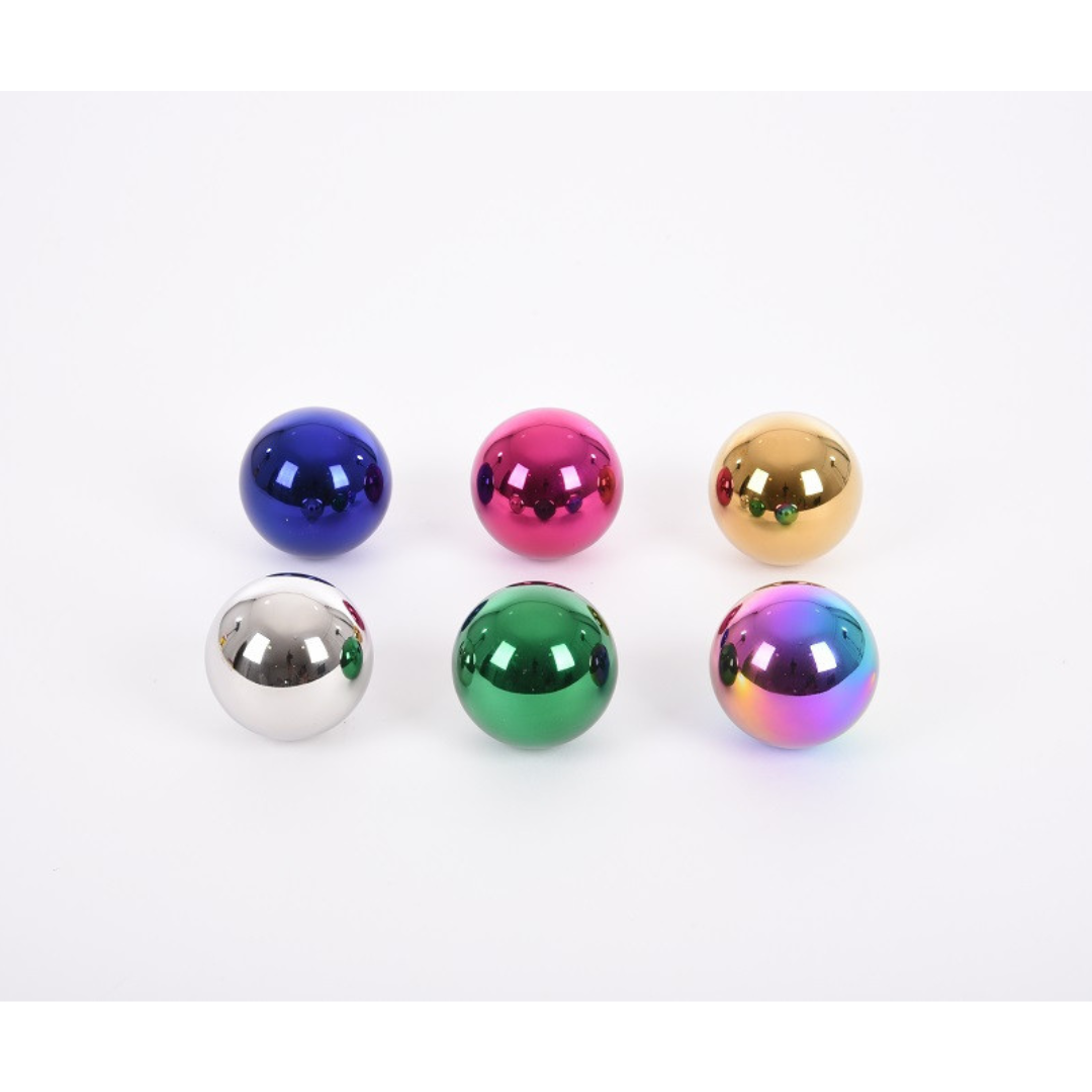 Sensory Reflective Colour Mystery Balls - Pk6 - why.gr