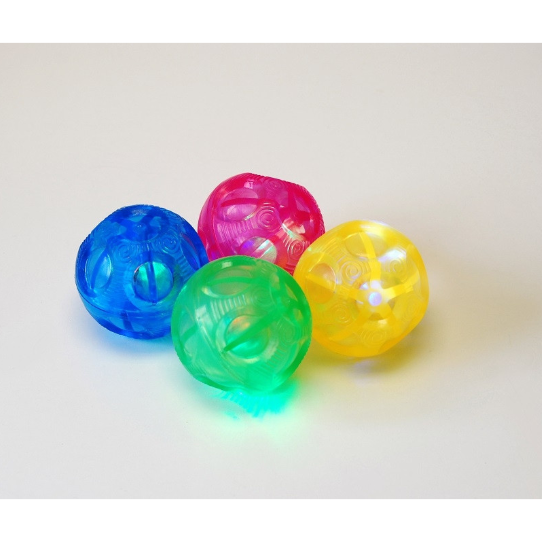Sensory Flashing Balls (Irregular Bounce) Σετ 4 - why.gr