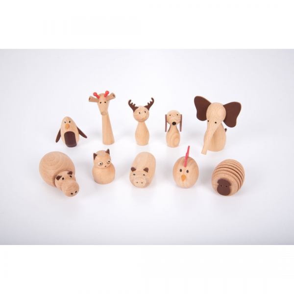 Wooden Enchanted Figures – Pk10 - why.gr