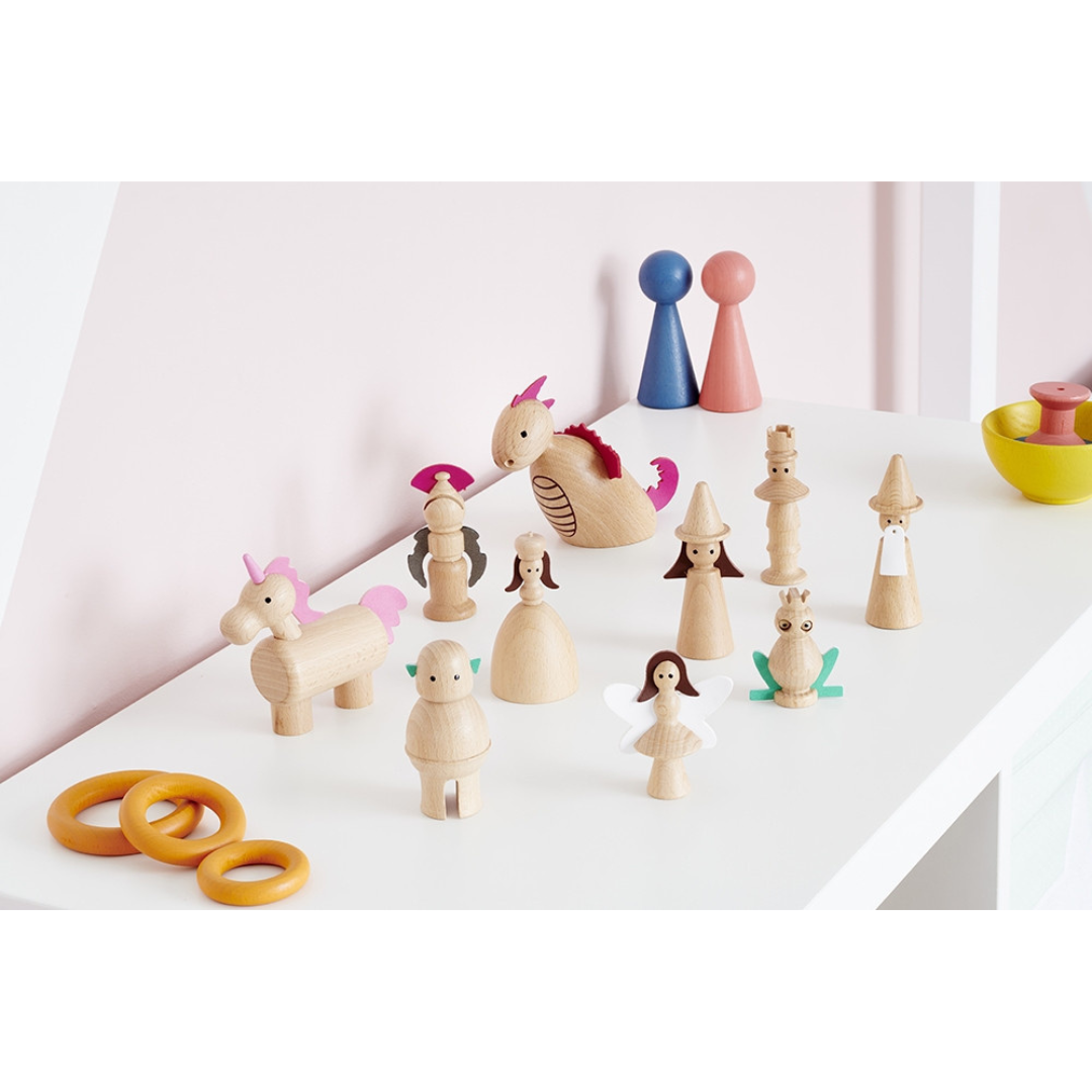 Wooden Enchanted Figures – Pk10 - why.gr