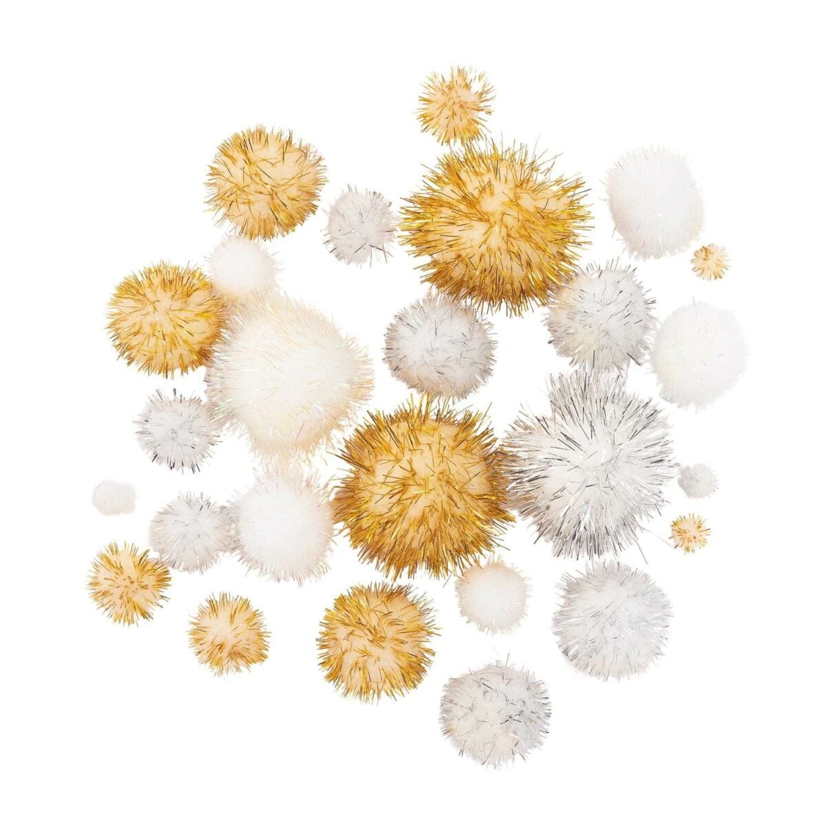 Pom-Pom Glitter, 30τεμ - Image 1