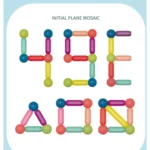 Μαγνητικό σετ Sticks and Balls 64 τεμ - Image 3