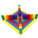 Math Linking Cubes Set with Cards and Marker - Image 4