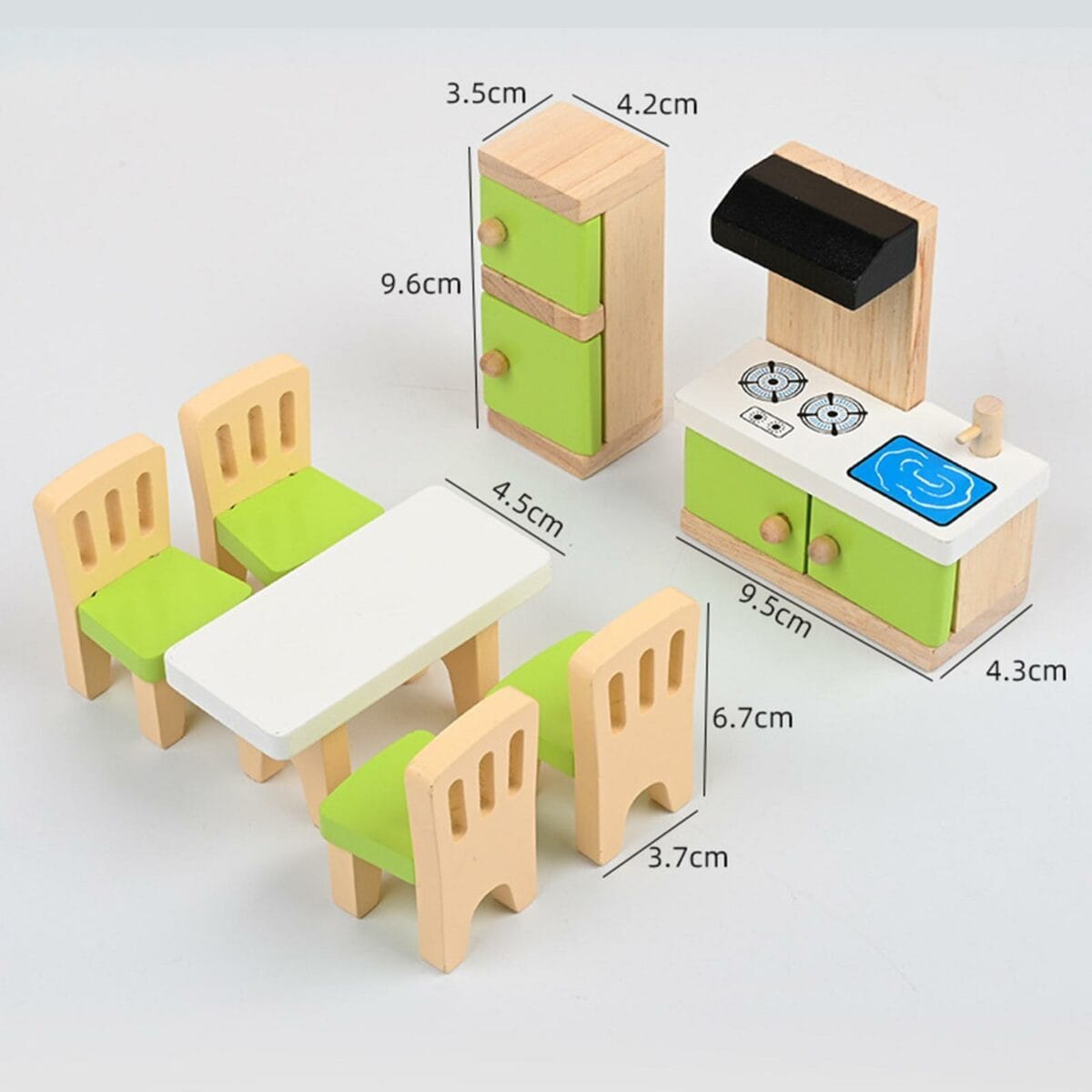 DollHouse Wooden Furniture Set - Image 11
