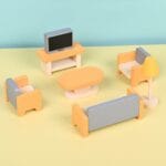 DollHouse Wooden Furniture Set - Image 2