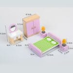 DollHouse Wooden Furniture Set - Image 8