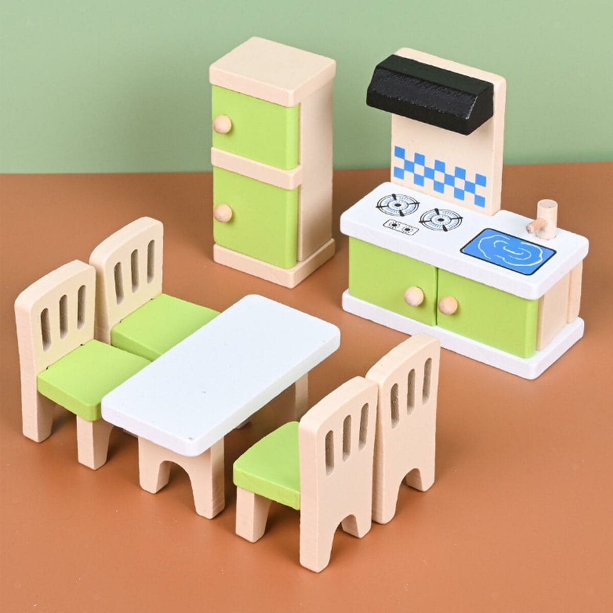 DollHouse Wooden Furniture Set - Image 4