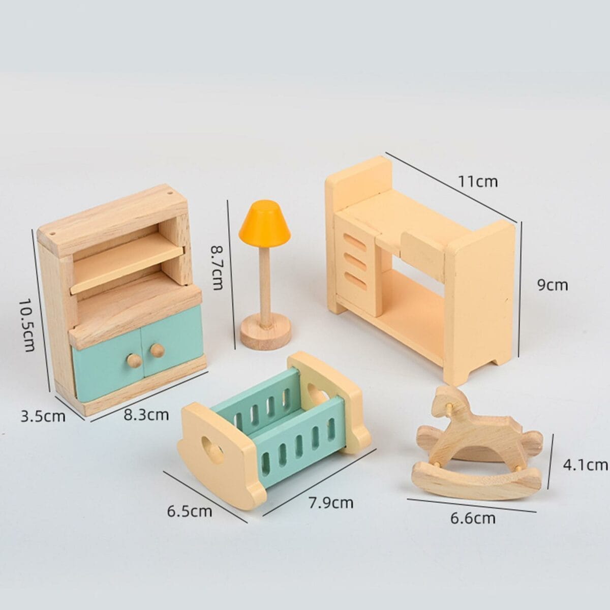 DollHouse Wooden Furniture Set - Image 10