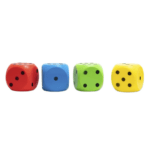 Colourful Foam Dice - Image 3