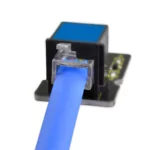 5pcs Blue RJ11 Connection Cable 30cm Easy-plug with Crystal Port - Image 3
