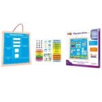 Ξύλινος Μαγνητικός Πίνακας "Σήμερα Είναι" & Ασπροπίνακας - Image 2