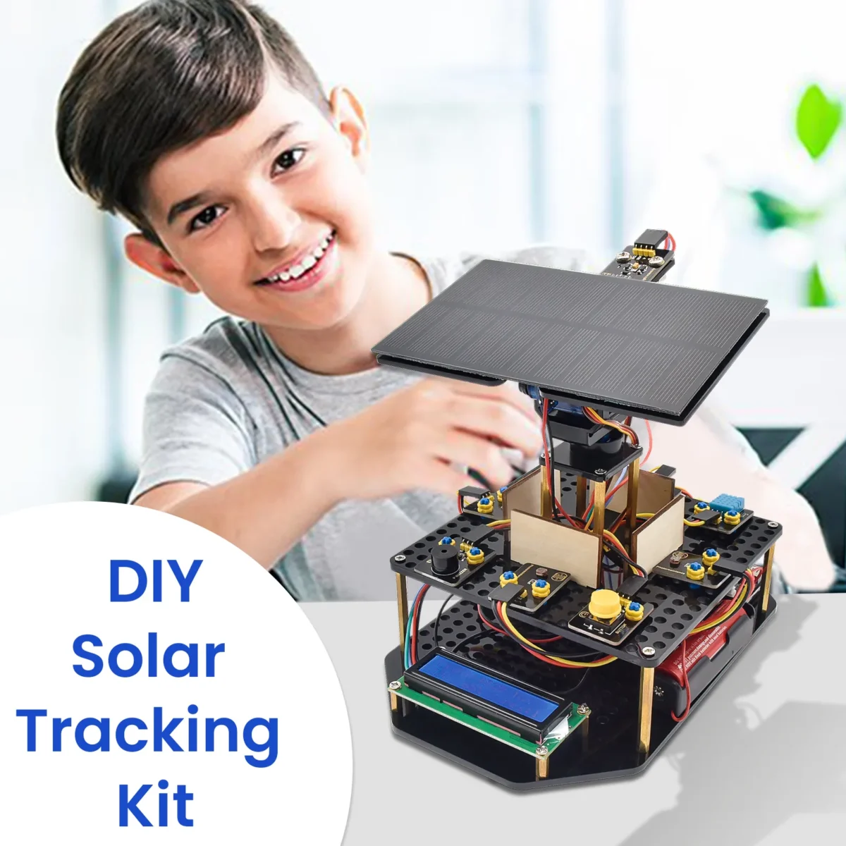 Acrylic Smart Solar Tracker System Tracking Starter Kit For Arduino - Image 2