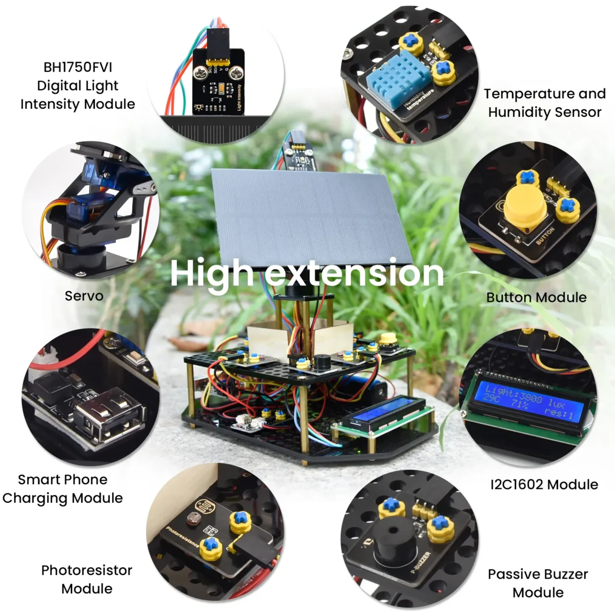 Acrylic Smart Solar Tracker System Tracking Starter Kit For Arduino - Image 4