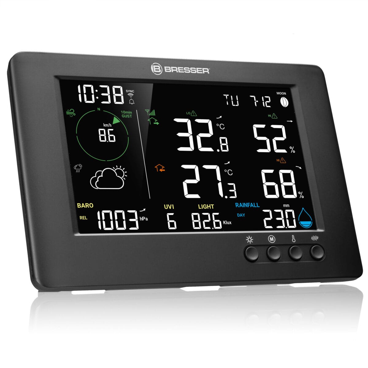 Ασύρματος Μετεωρολογικός Σταθμός Wi-Fi TB 7-in-1 RC BRESSER