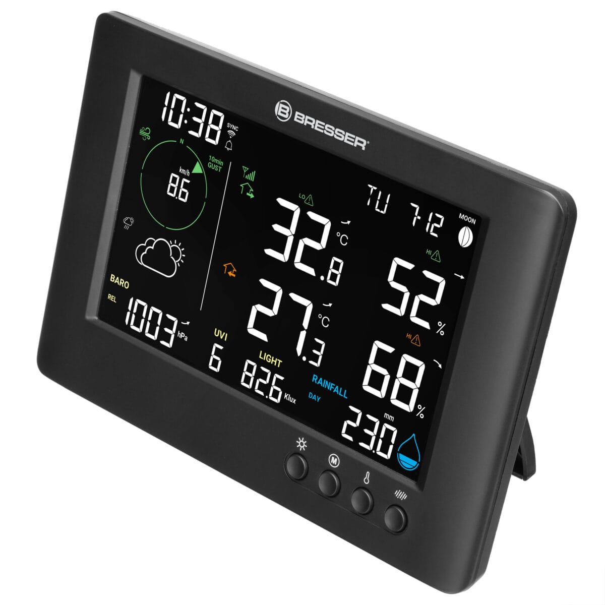 Ασύρματος Μετεωρολογικός Σταθμός Wi-Fi TB 7-in-1 RC BRESSER