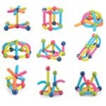 Μαγνητικό σετ Sticks and Balls 128 τεμ - Image 2