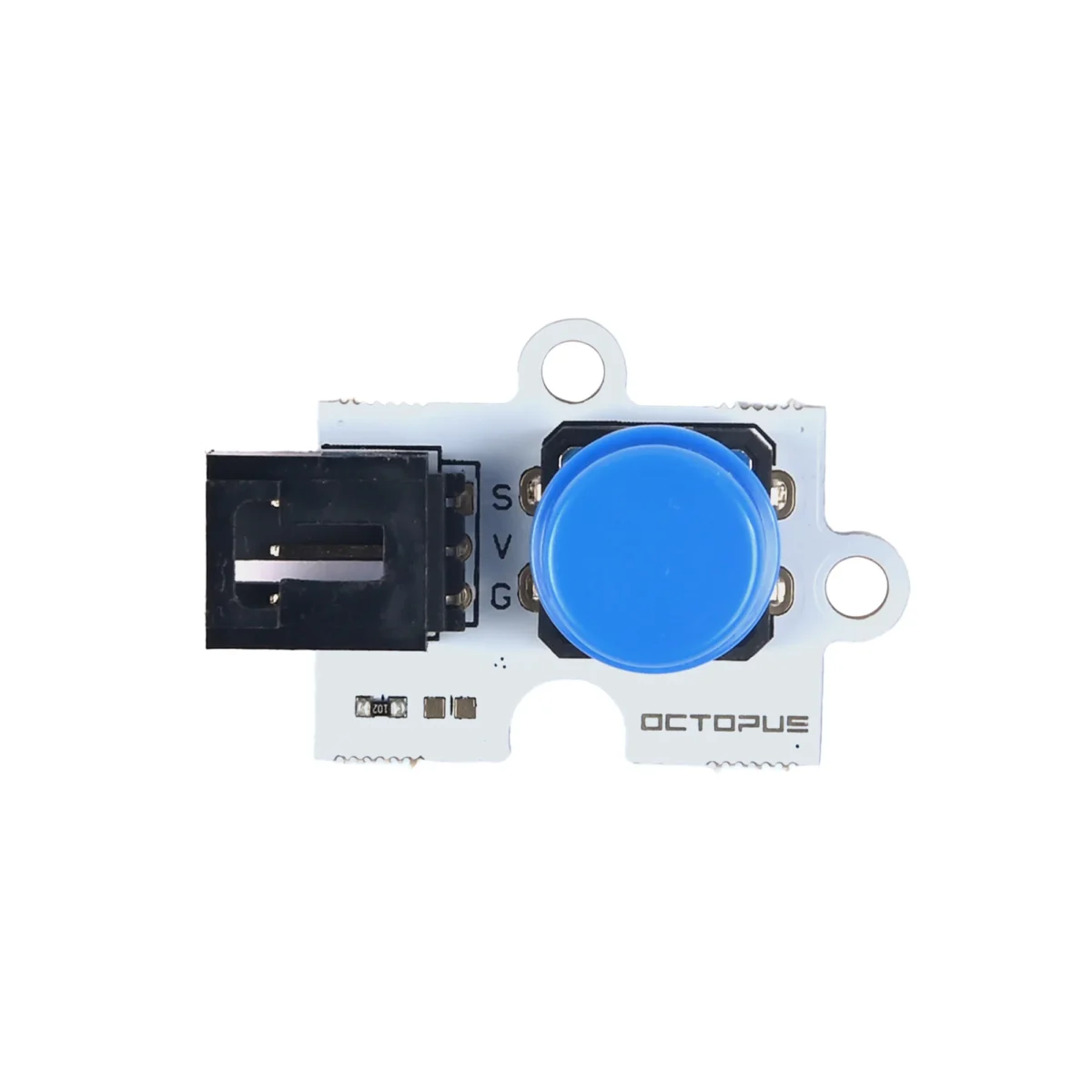 Octopus Digital PushButton Brick - Blue - Image 1