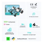 micro:bit Nezha Pro AI Mechanical Power Kit - Image 2