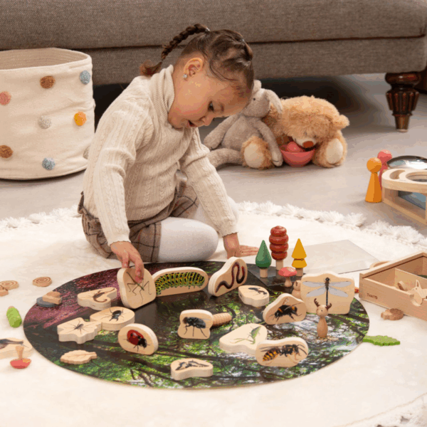 Wooden Animals Set of 15