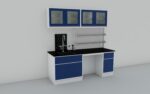 Εργαστηριακός Πάγκος – Δαπέδου (Steel Wall Bench-Floor mounted) - Image 2